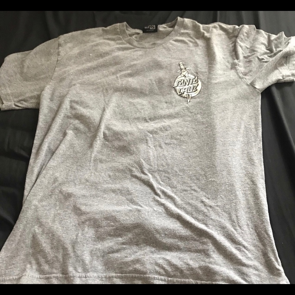 Grey Santa cruz tee
